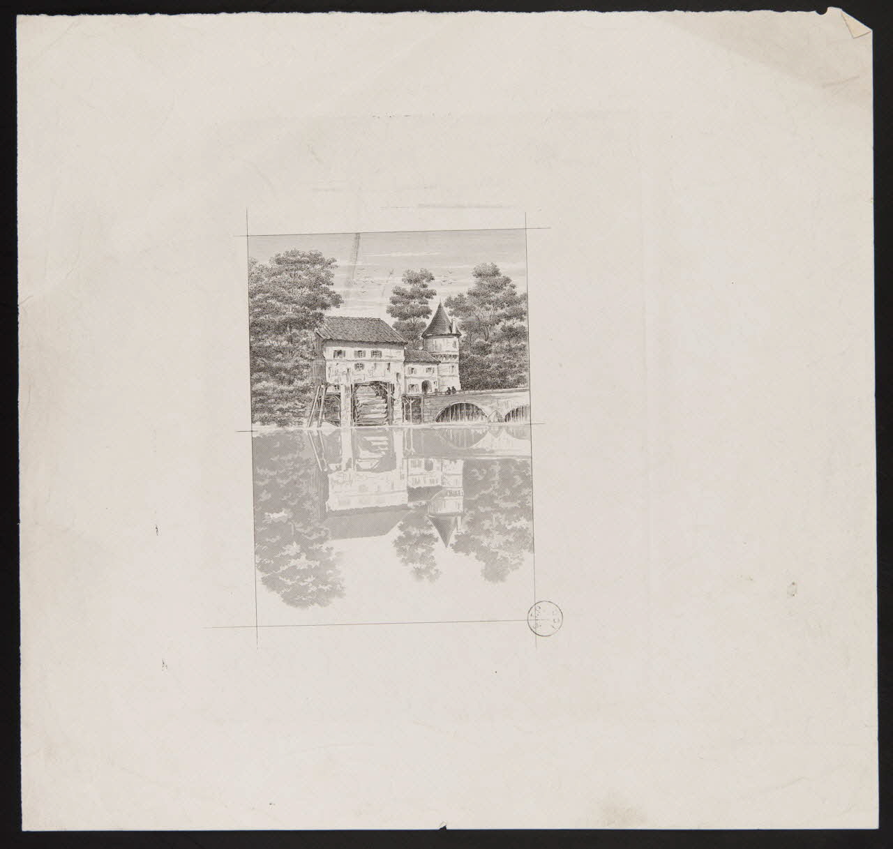 estampe Moulin à eau. 1967.185.1348.2 Photo