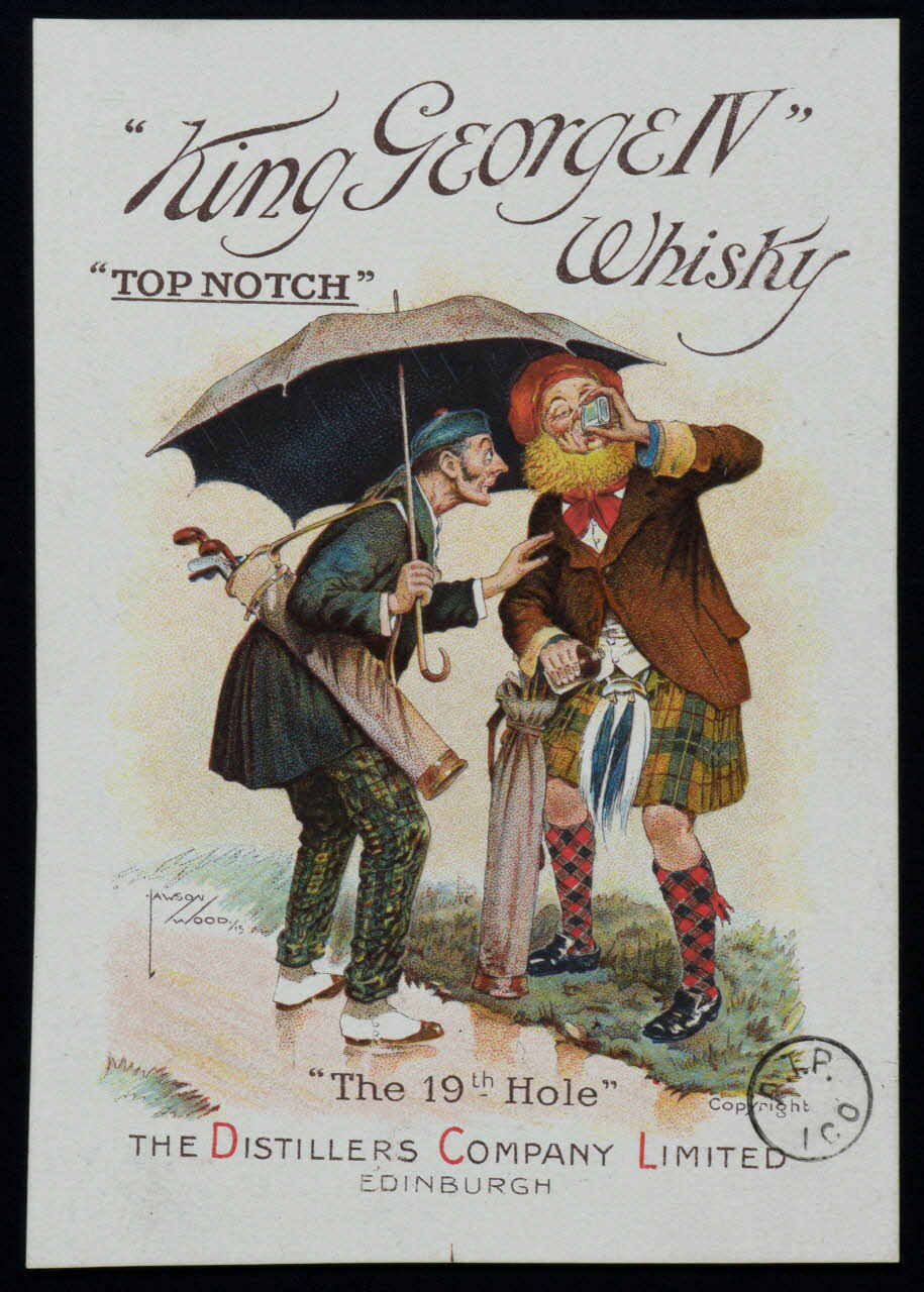 estampe "King George IV"  Whisky 1967.185.1370 Photo