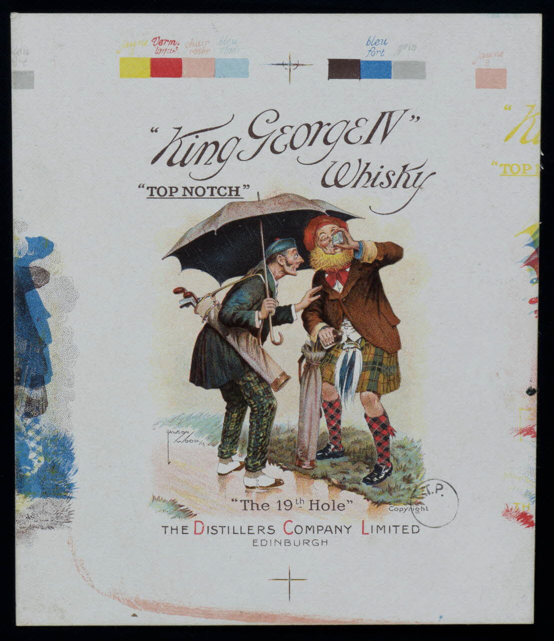 estampe "King George IV"  Whisky 1967.185.1371.1 Photo