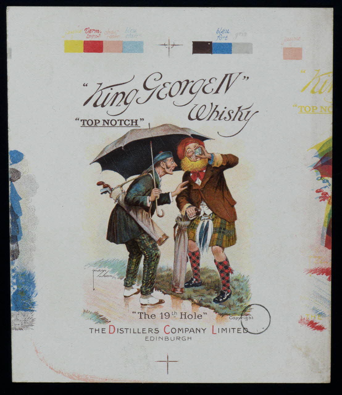 estampe "King George IV"  Whisky 1967.185.1371.2 Photo