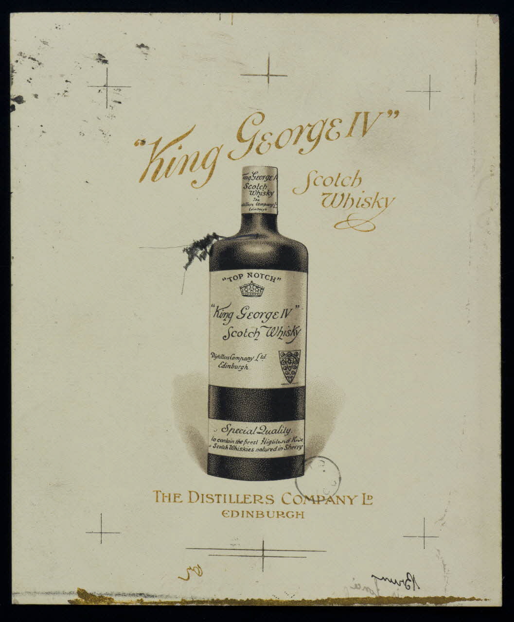 estampe "King George IV"  Scotch  Whisky 1967.185.1373.2 Photo