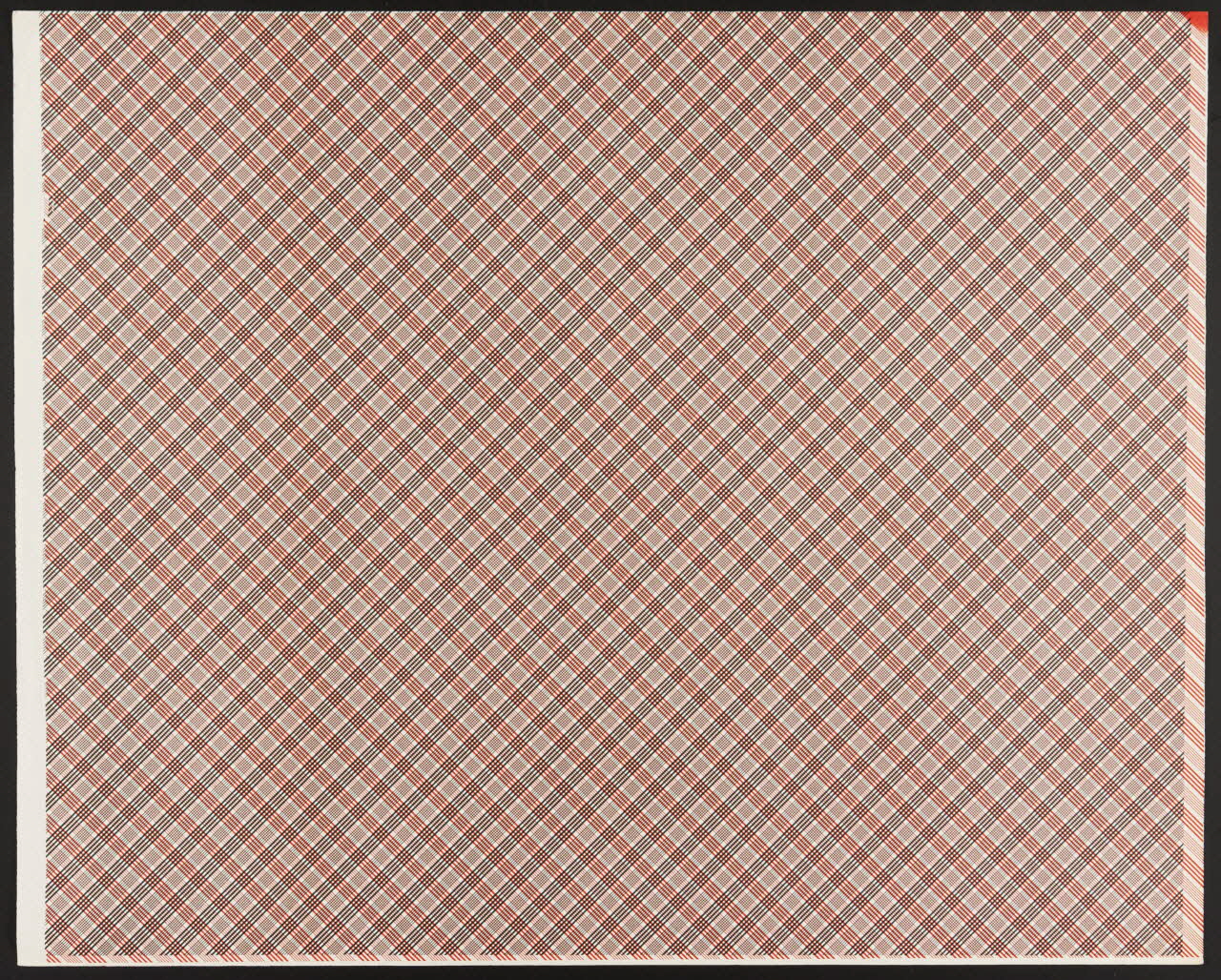estampe Motifs pour le revers des cartes à jouer 1967.185.1396.1 Photo