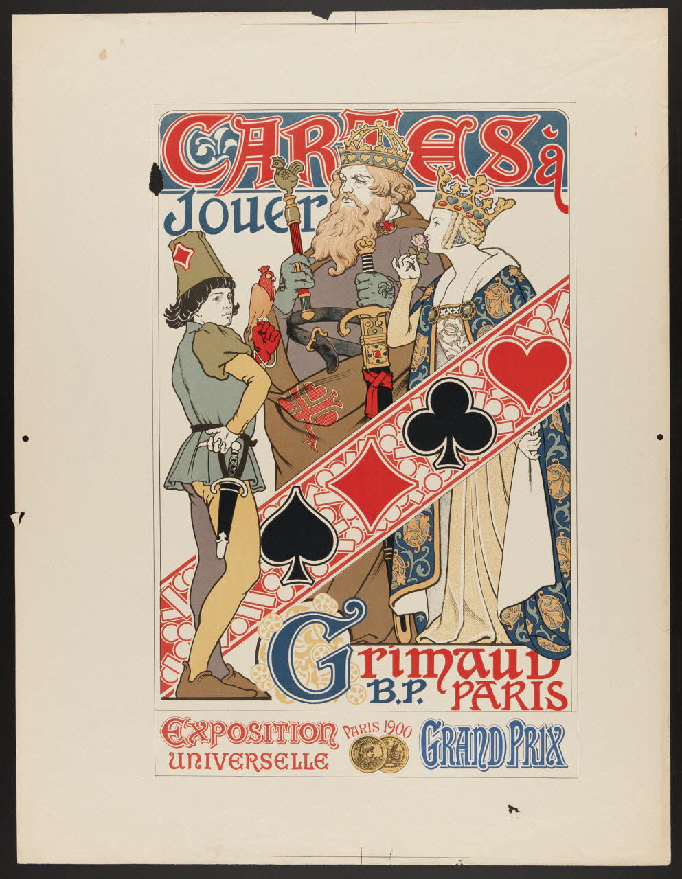 estampe CARTES à  Jouer 1967.185.1424.1 Photo