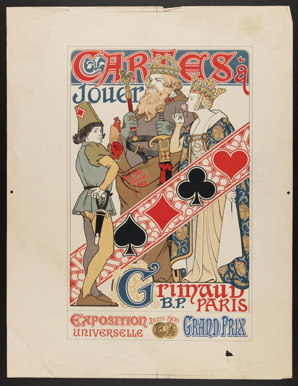 estampe CARTES à  Jouer 1967.185.1424.3 Photo