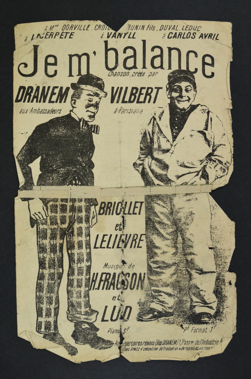 chanson petit format 1966.190.92 Photo Mucem