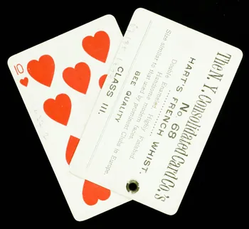 cartes à jouer The N.Y. Consolidated Card Co.'s  No. 68  HART's FRENCH WHIST. 1967.185.1477 Photo