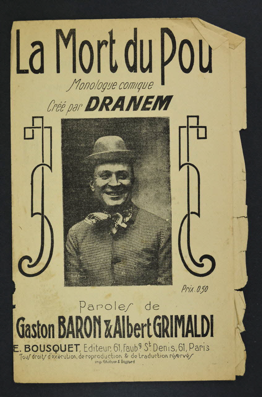 chanson petit format 1966.190.93 Photo Mucem