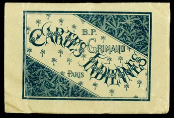 ENVELOPPE DE JEU DE CARTES CARTES INDIENNES 1967.185.1525  Photo