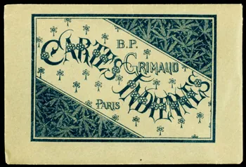ENVELOPPE DE JEU DE CARTES CARTES INDIENNES 1967.185.1529  Photo