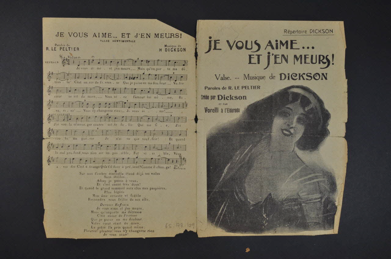 chanson petit format 1965.177.109 Photo Mucem