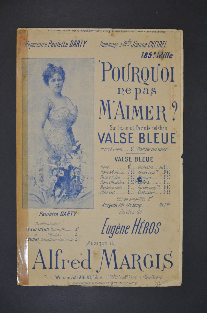 chanson petit format 1965.177.11 Photo Mucem