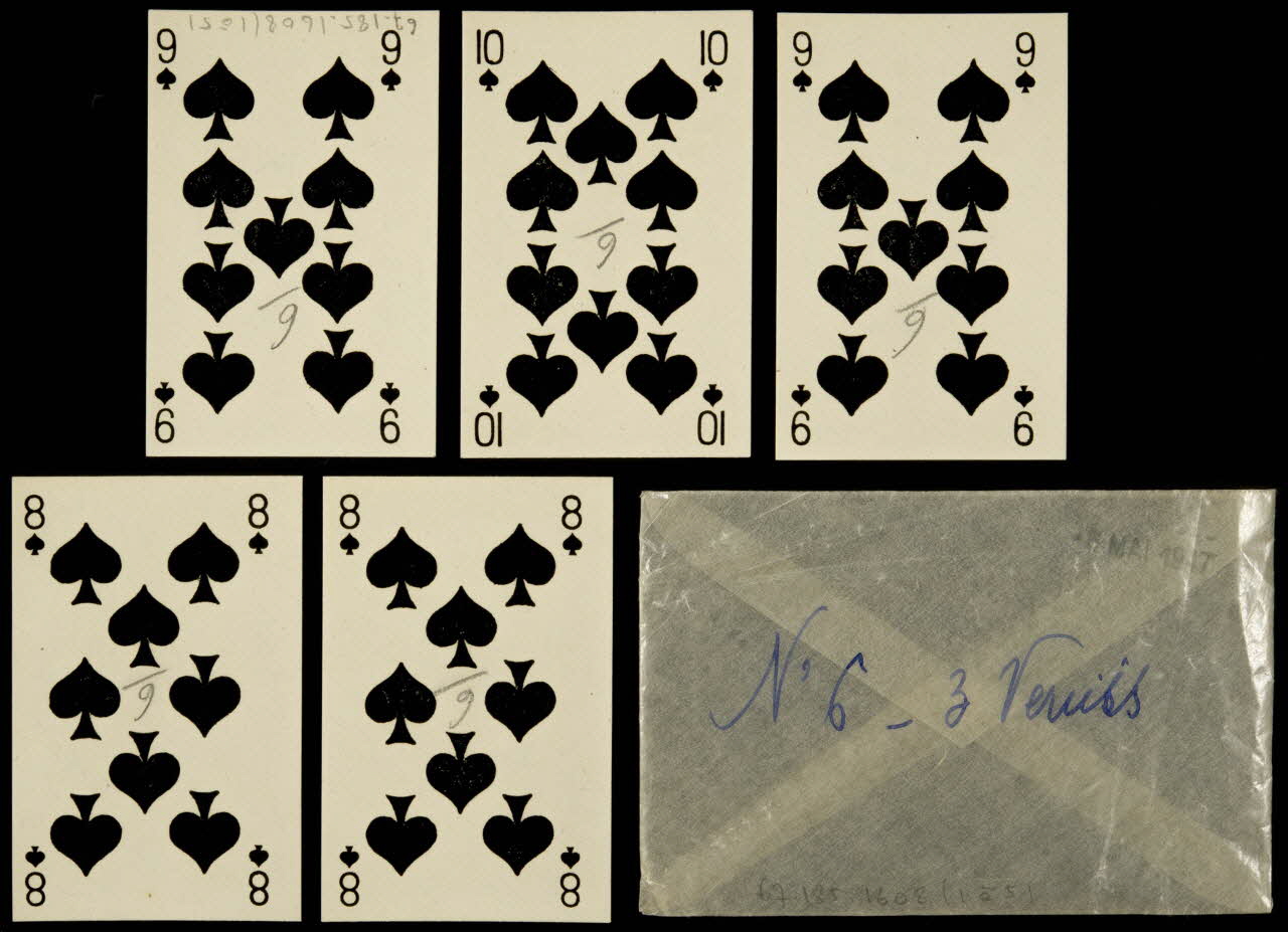 cartes à jouer Cartes à jouer 1967.185.1608.1/5 Photo
