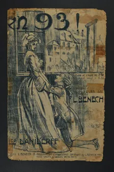 Léo Daniderff ; Ferdinand Louis Bénech chanson petit format Île-de-France, France 1910 1966.192.11 Photo Mucem