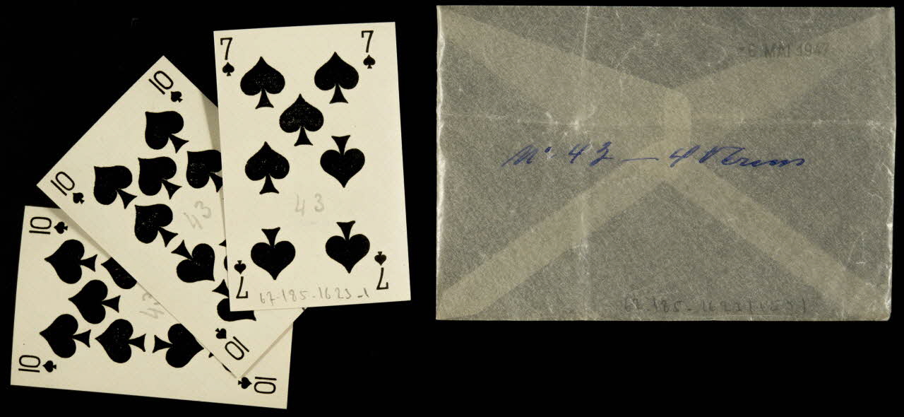 cartes à jouer Cartes à jouer 1967.185.1623.1/3 Photo