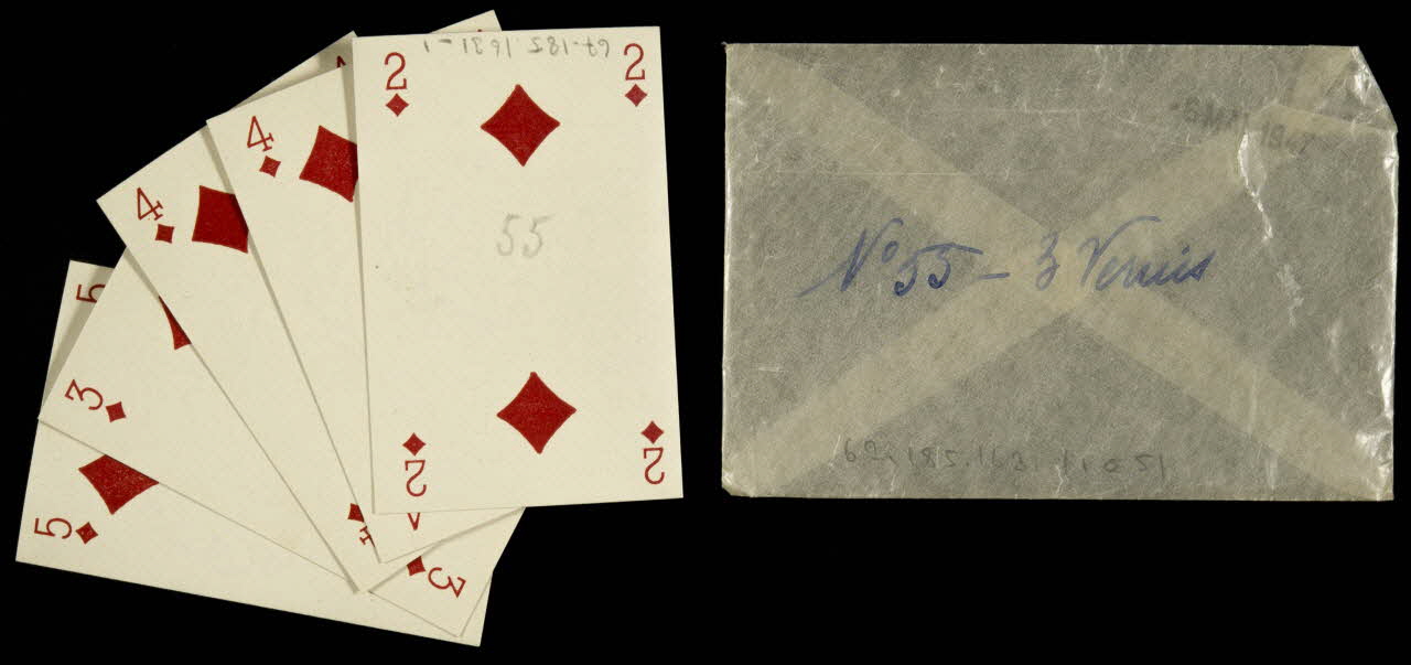 cartes à jouer Cartes à jouer 1967.185.1631.1/5 Photo