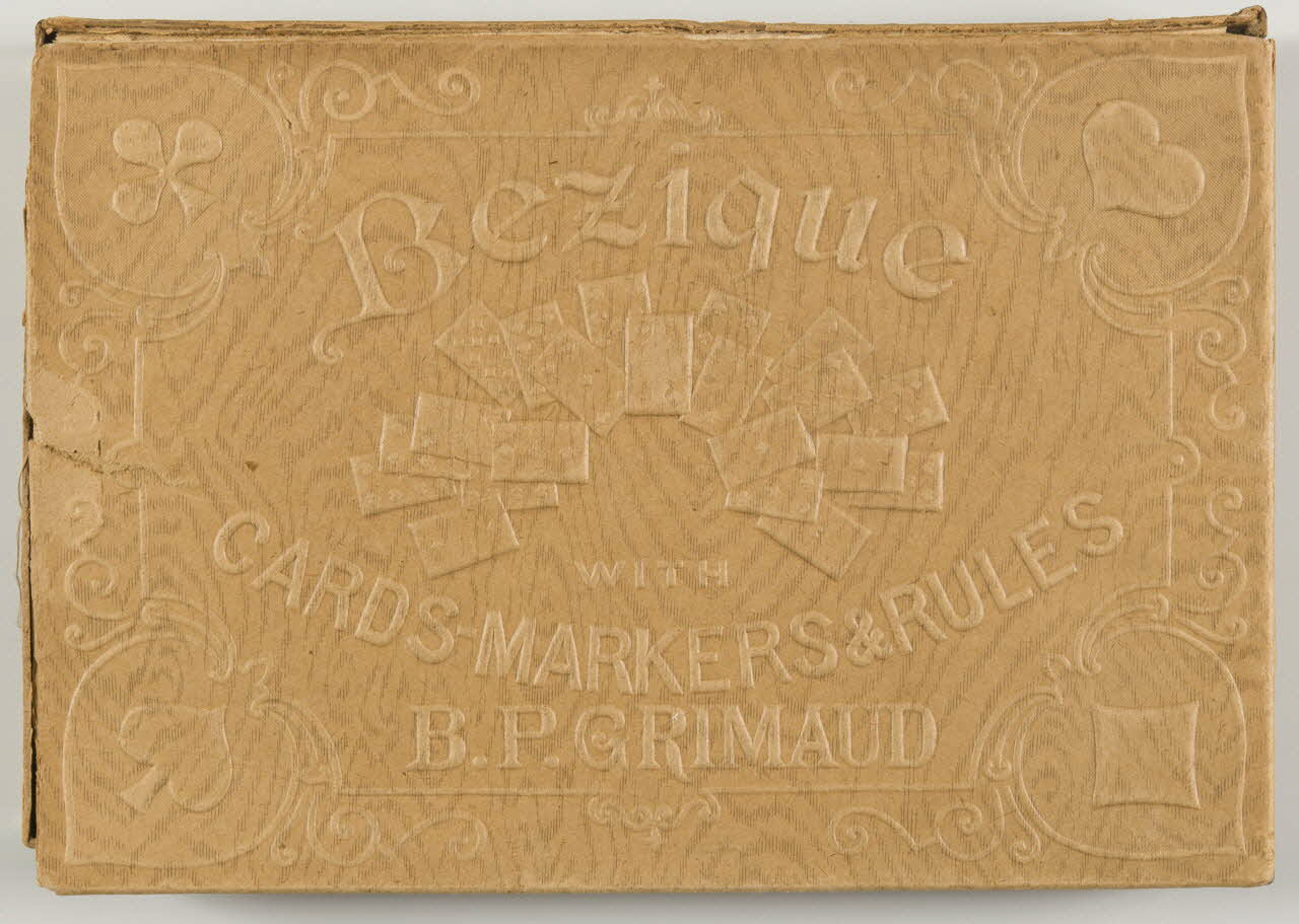 cartes à jouer Bezique  WITH  CARDS-MARKERS & RULES 1967.185.1640 Photo