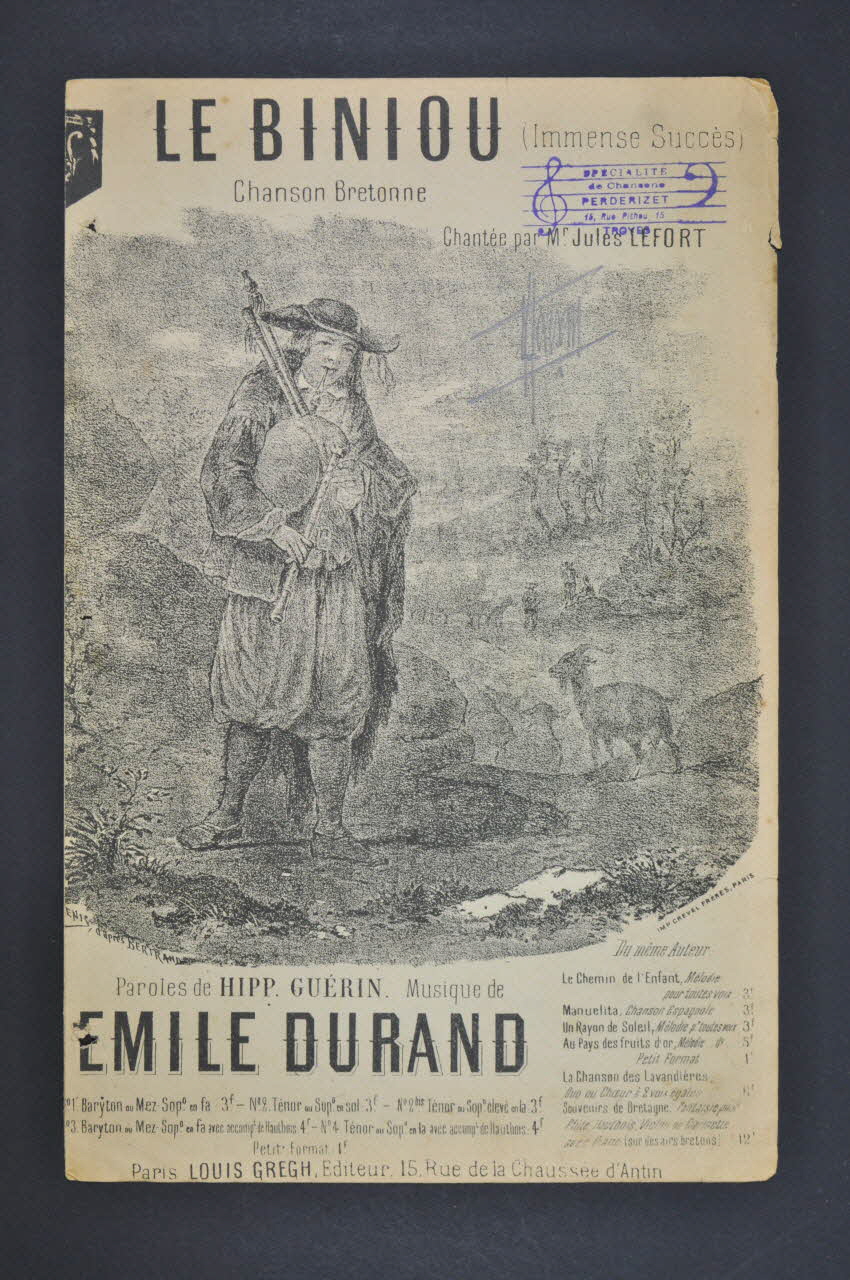 chanson petit format 1966.192.14 Photo Mucem