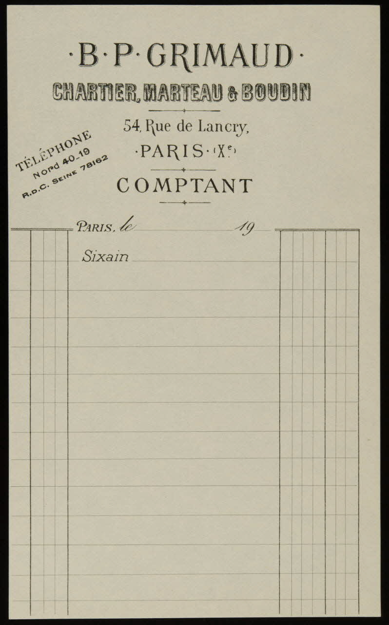 estampe .B.P.GRIMAUD. 1967.185.1778.10 Photo