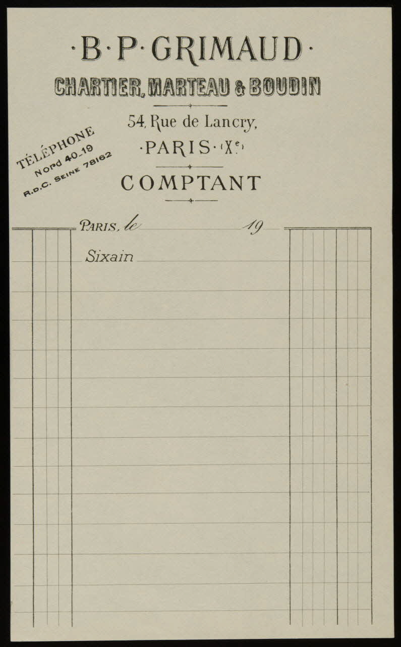 estampe .B.P.GRIMAUD. 1967.185.1778.11 Photo