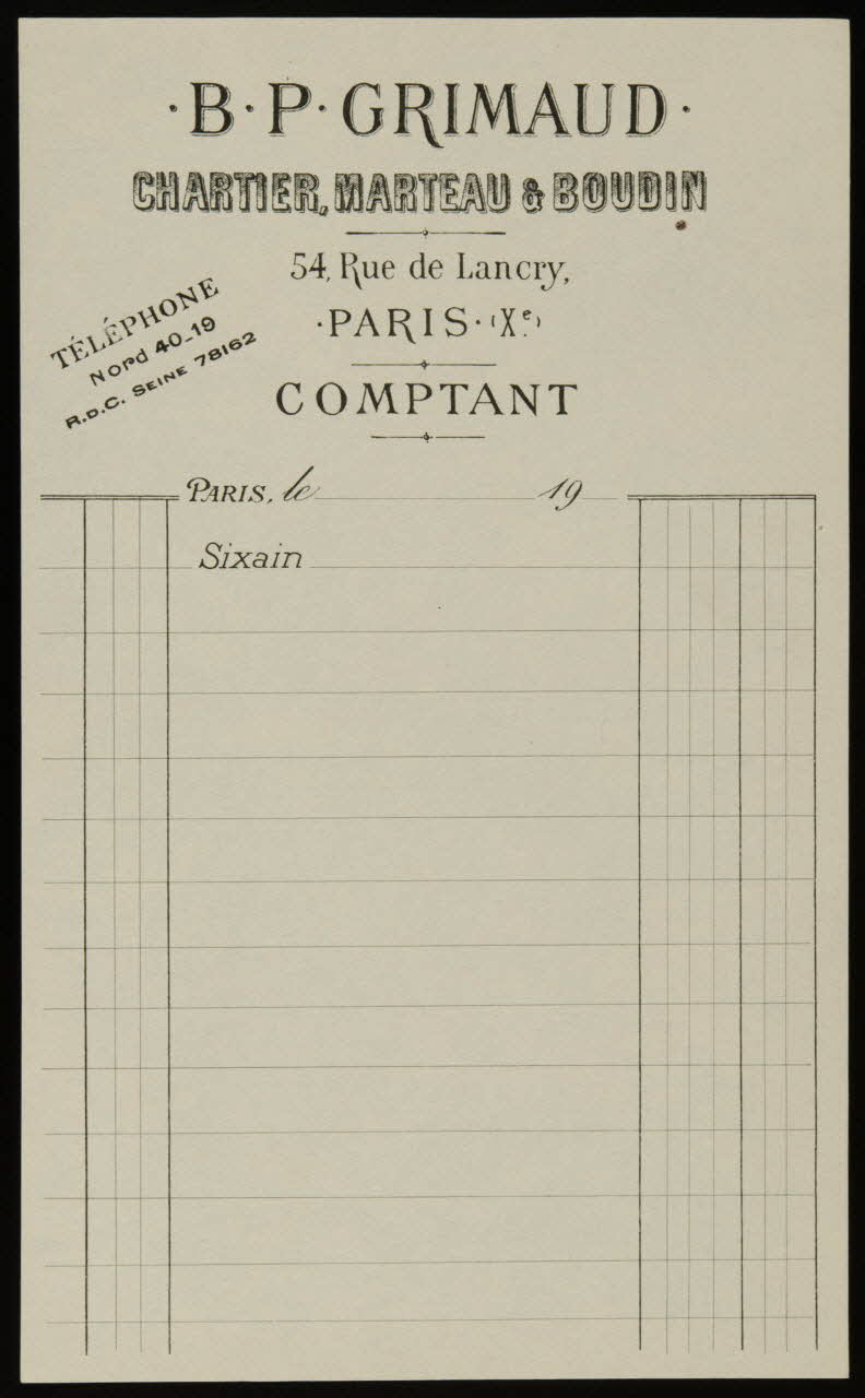 estampe .B.P.GRIMAUD. 1967.185.1778.12 Photo