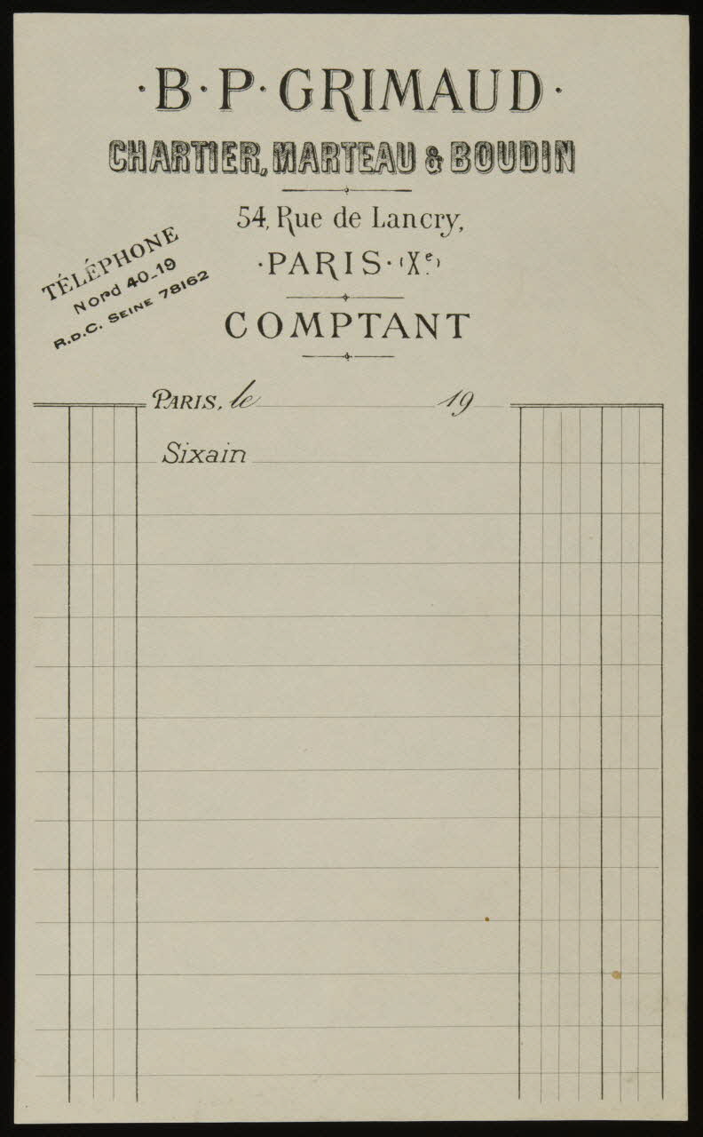 estampe .B.P.GRIMAUD. 1967.185.1778.13 Photo