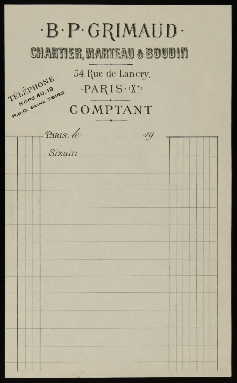 estampe .B.P.GRIMAUD. 1967.185.1778.2 Photo