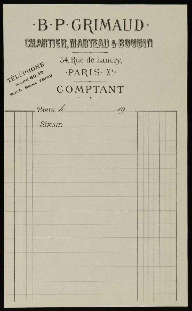 estampe .B.P.GRIMAUD. 1967.185.1778.3 Photo