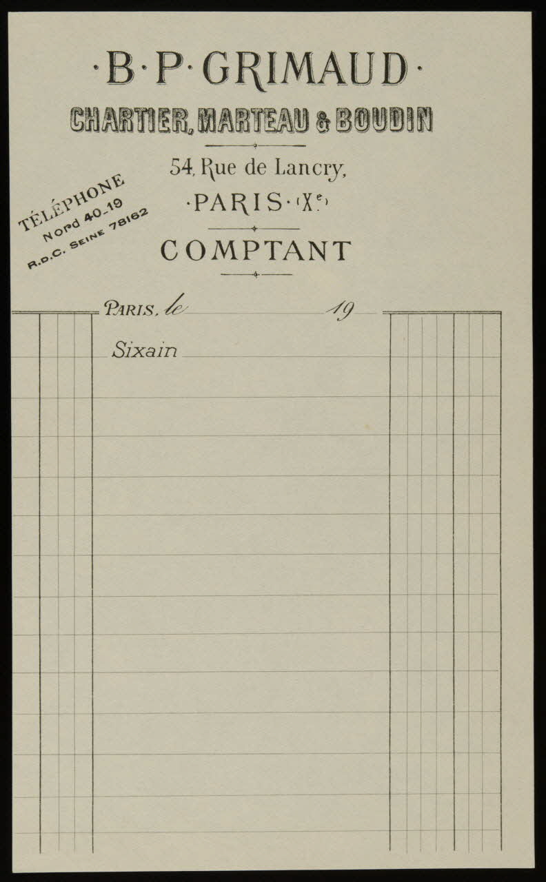 estampe .B.P.GRIMAUD. 1967.185.1778.4 Photo