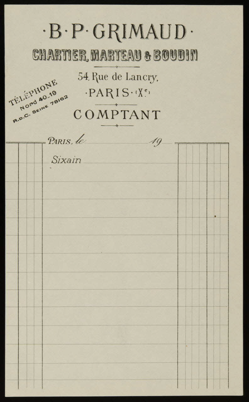 estampe .B.P.GRIMAUD. 1967.185.1778.5 Photo