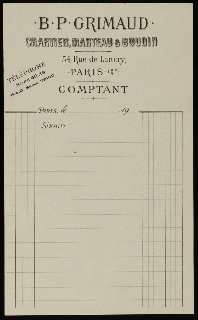 estampe .B.P.GRIMAUD. 1967.185.1778.6 Photo