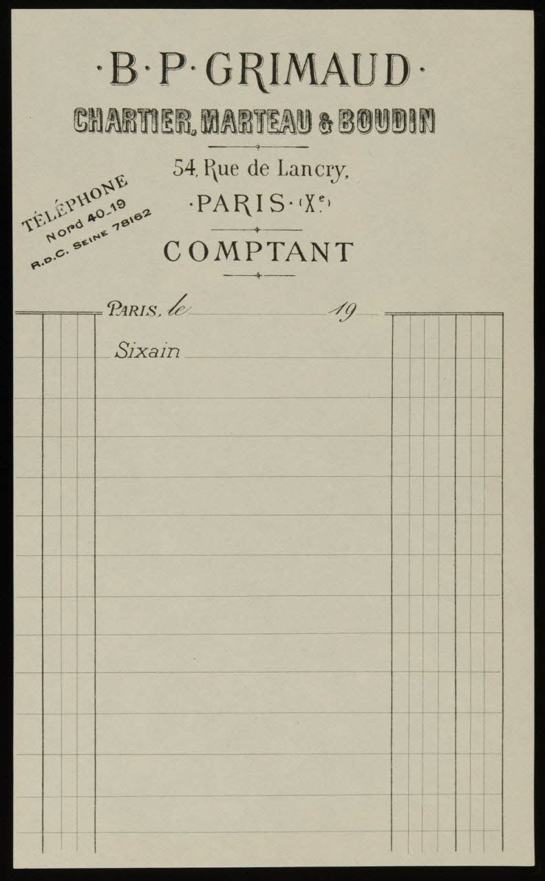 estampe .B.P.GRIMAUD. 1967.185.1778.7 Photo