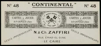 estampe "CONTINENTAL" 1967.185.1781.10 Photo