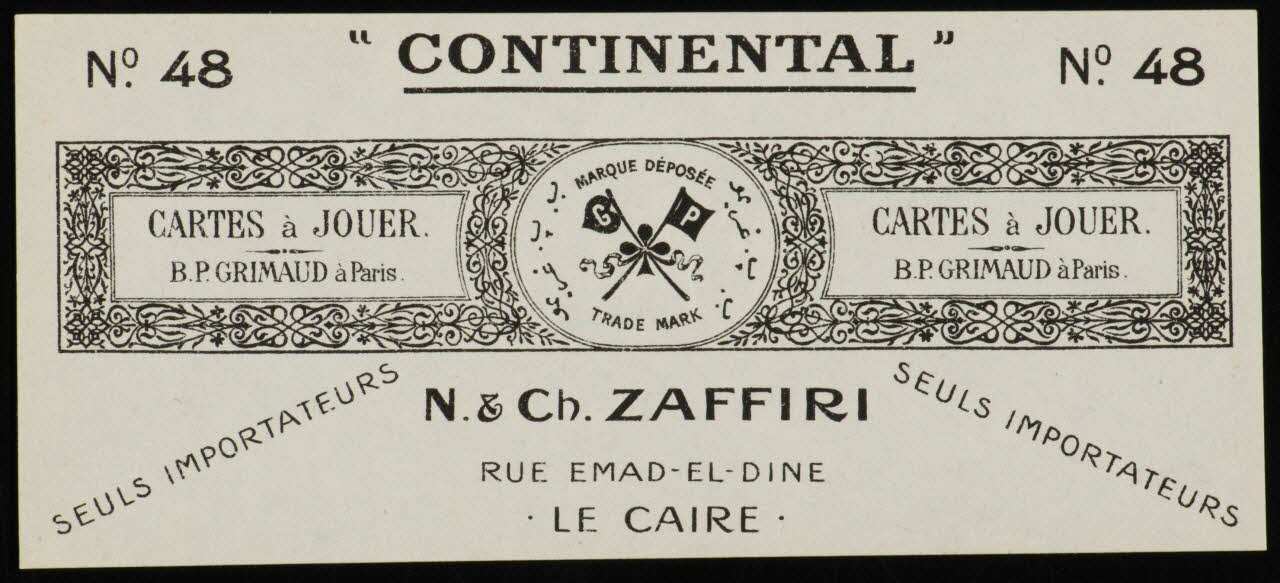 estampe "CONTINENTAL" 1967.185.1781.11 Photo