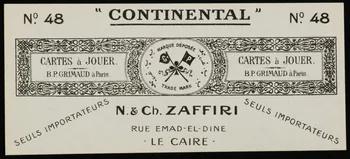 estampe "CONTINENTAL" 1967.185.1781.11 Photo