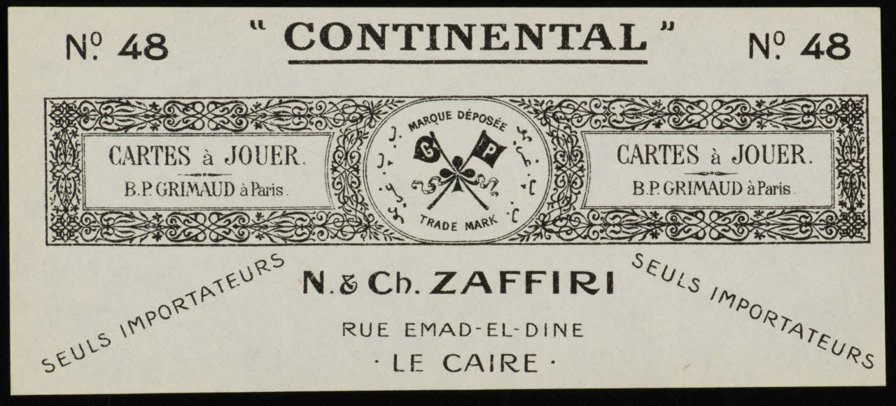 estampe "CONTINENTAL" 1967.185.1781.12 Photo