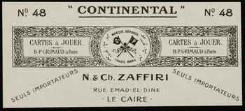 estampe "CONTINENTAL" 1967.185.1781.12 Photo