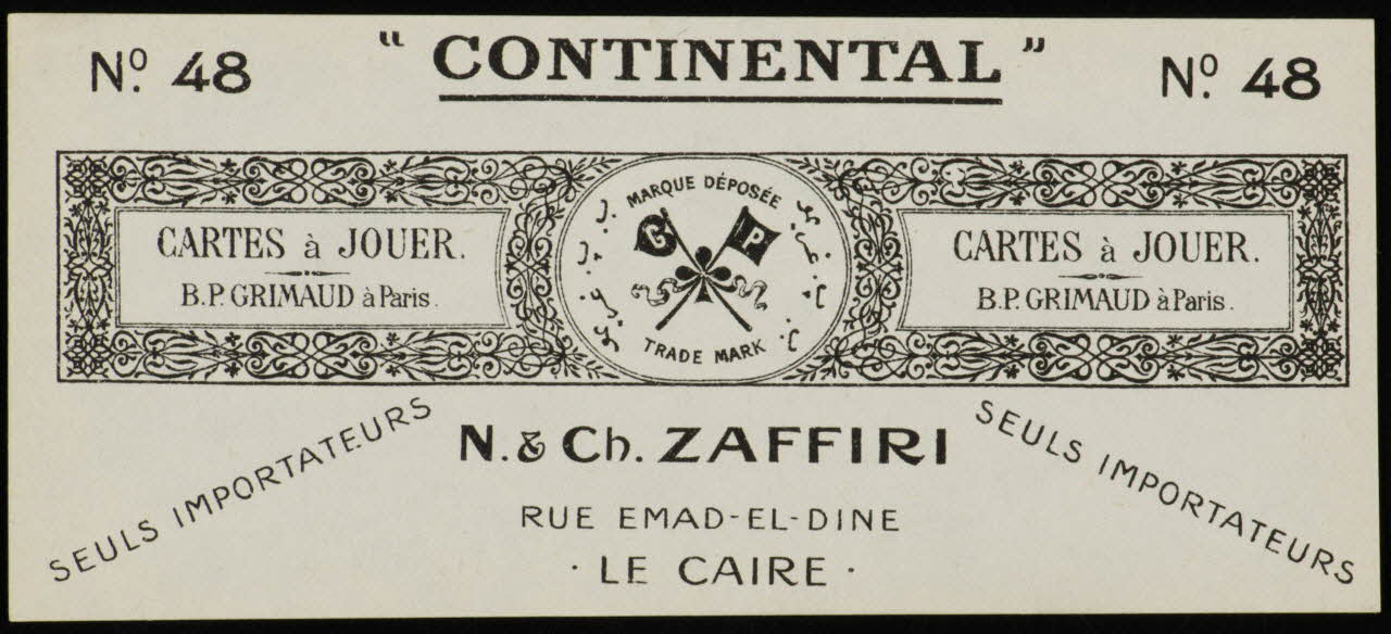 estampe "CONTINENTAL" 1967.185.1781.13 Photo