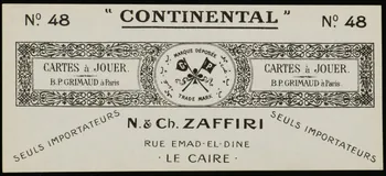 estampe "CONTINENTAL" 1967.185.1781.13 Photo