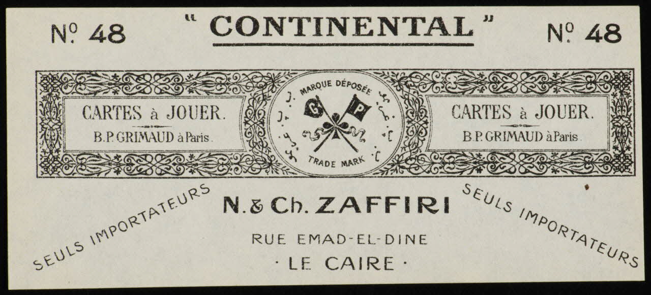 estampe "CONTINENTAL" 1967.185.1781.15 Photo