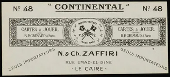 estampe "CONTINENTAL" 1967.185.1781.15 Photo