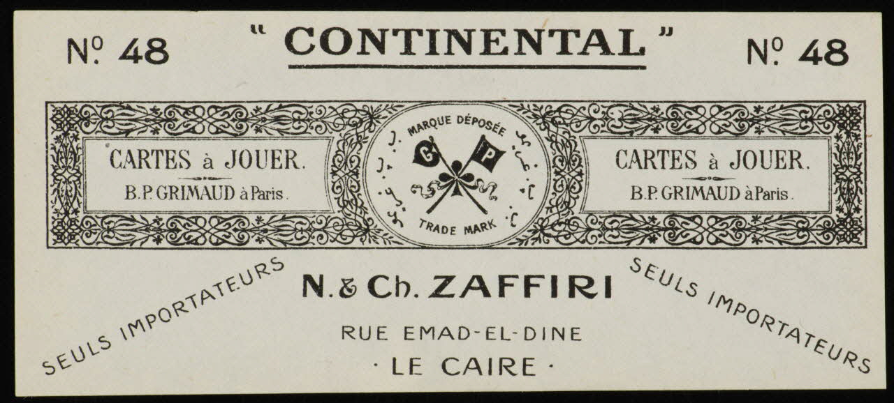 estampe "CONTINENTAL" 1967.185.1781.16 Photo