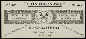 estampe "CONTINENTAL" 1967.185.1781.16 Photo