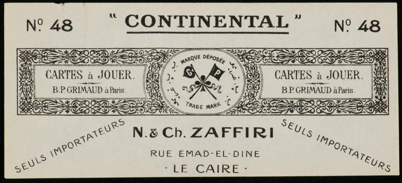 estampe "CONTINENTAL" 1967.185.1781.18 Photo