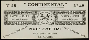 estampe "CONTINENTAL" 1967.185.1781.18 Photo