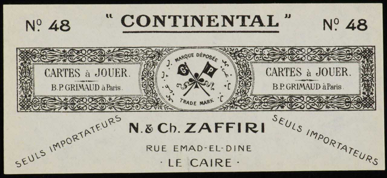 estampe "CONTINENTAL" 1967.185.1781.5 Photo