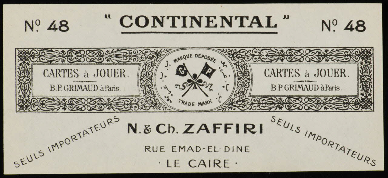 estampe "CONTINENTAL" 1967.185.1781.6 Photo