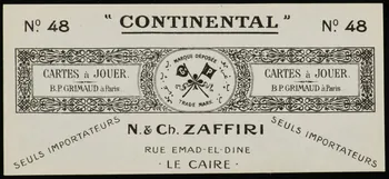 estampe "CONTINENTAL" 1967.185.1781.6 Photo