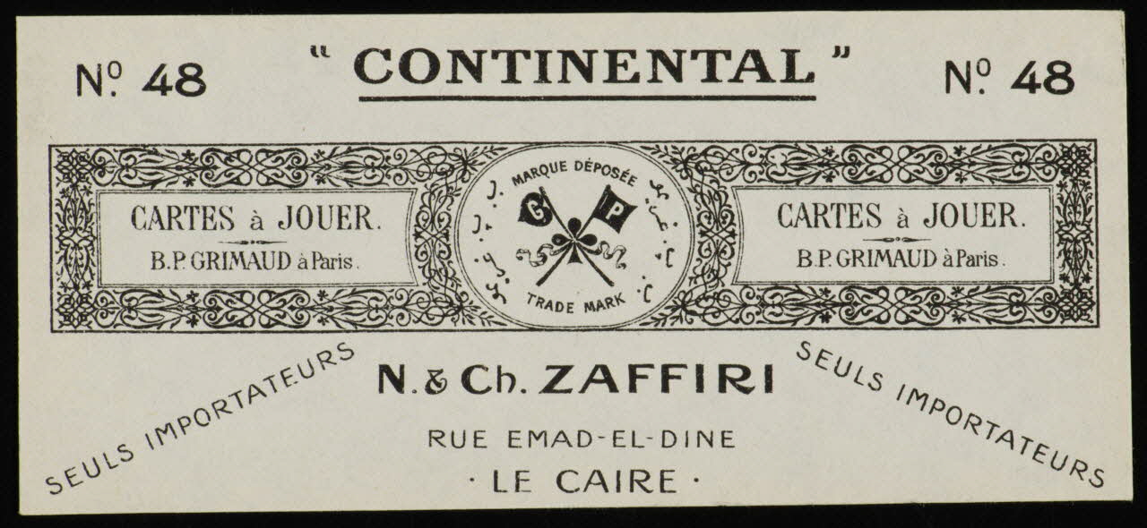 estampe "CONTINENTAL" 1967.185.1781.7 Photo