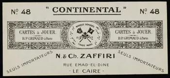 estampe "CONTINENTAL" 1967.185.1781.7 Photo
