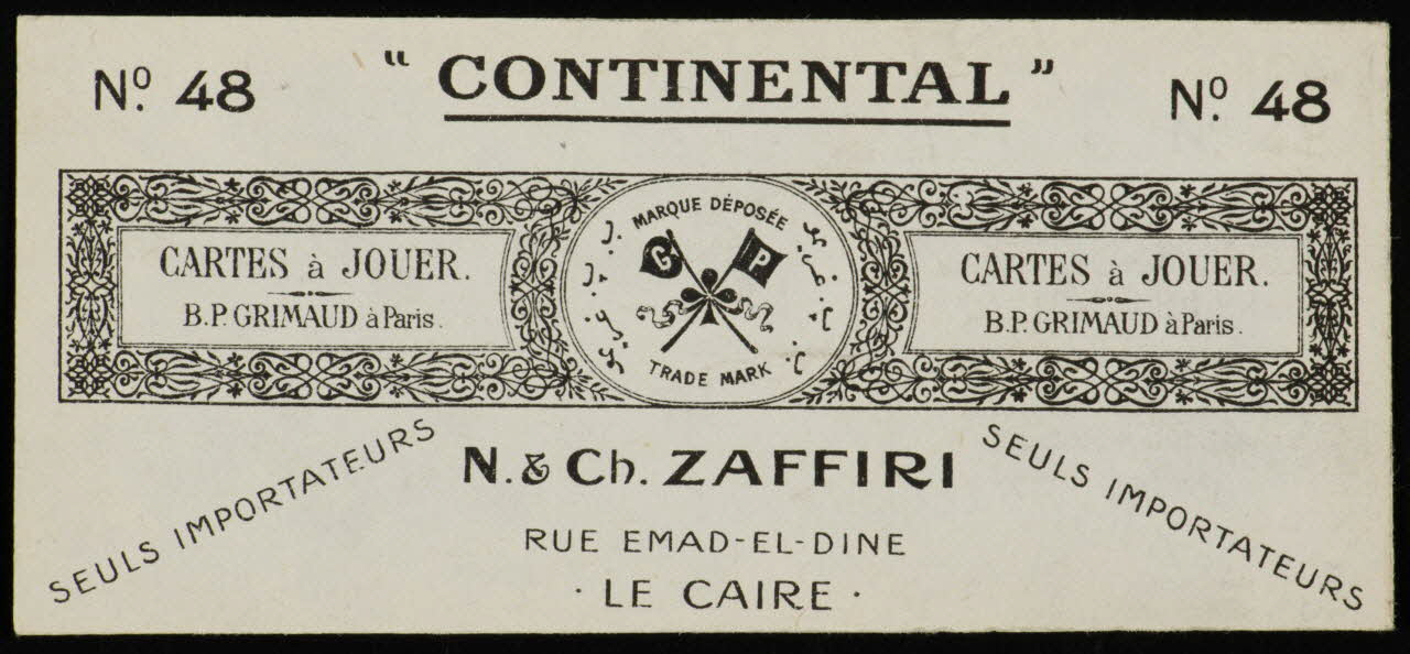 estampe "CONTINENTAL" 1967.185.1781.8 Photo